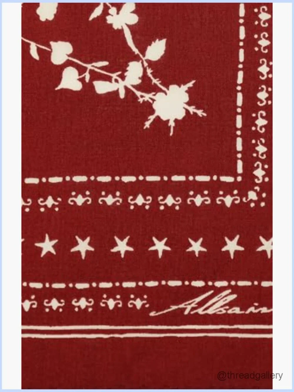 Fleur De Lis Cotton Bandana - Lightweight Fashion Scarf
